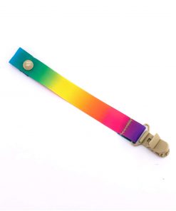 Rainbow-dummy-pacifier-clip-saver-baby-ACCC-Compliant