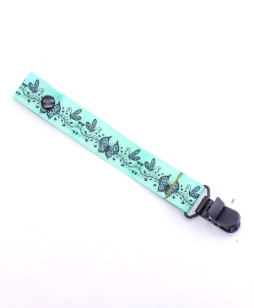Mint-Butterfly-dummy-pacifier-clip-saver-baby-ACCC-Compliant