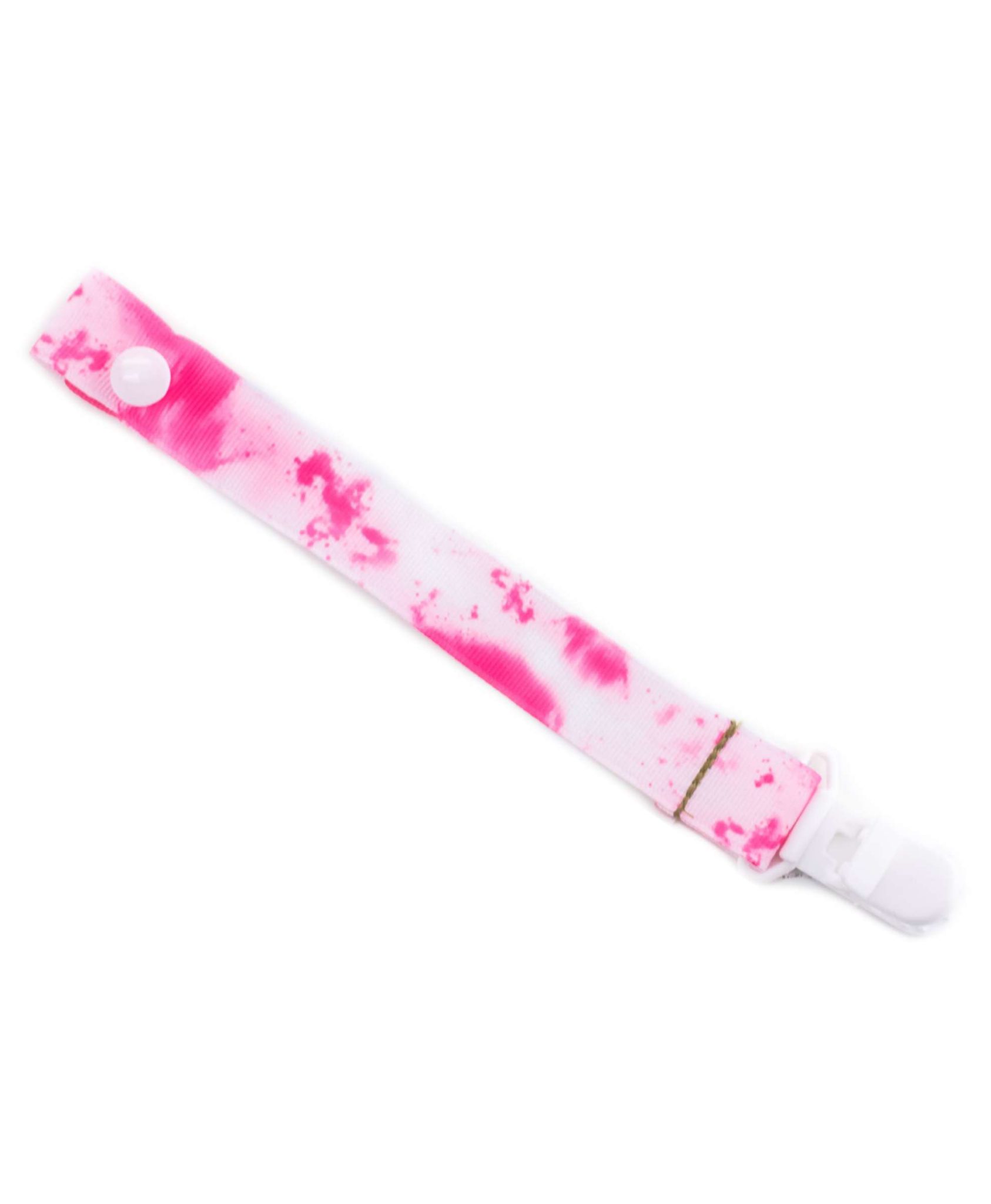 Pink-Tie-Dye-dummy-pacifier-clip-saver-baby-ACCC-Compliant