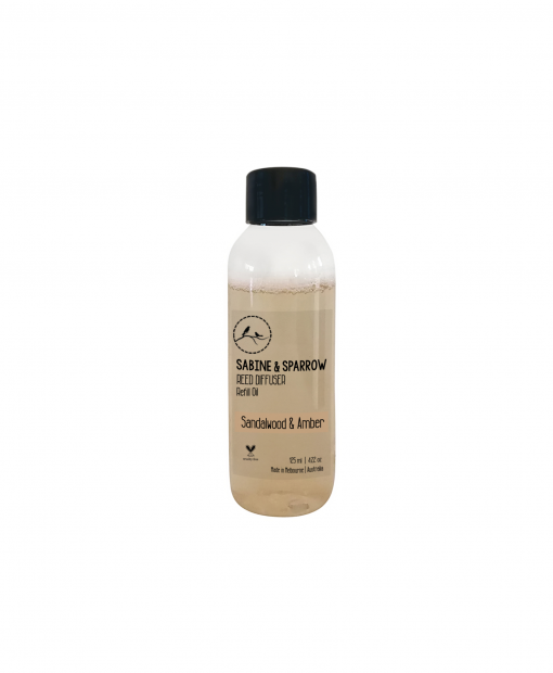 Sandalwood Amber Diffuser Oil 125ml aroma blend