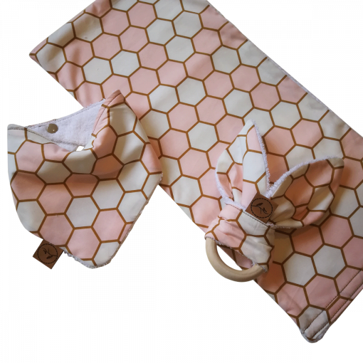 pastel honeycomb baby pack soft newborn essential designer
