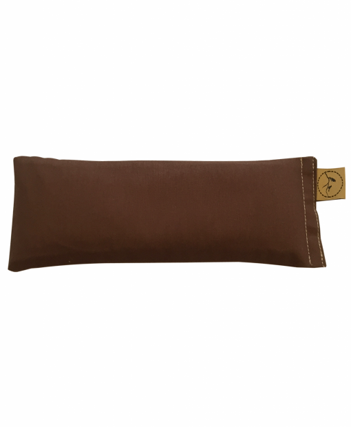 Chocolate-eye-pillow-lavender-sore-pain-relief-yoga