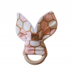 Pastel-honeycomb-baby-teether-wooden-bunny-jaw-development