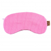 Pink-Grid-Satin-Eye-mask-sleep-travel-sore-pain-relief